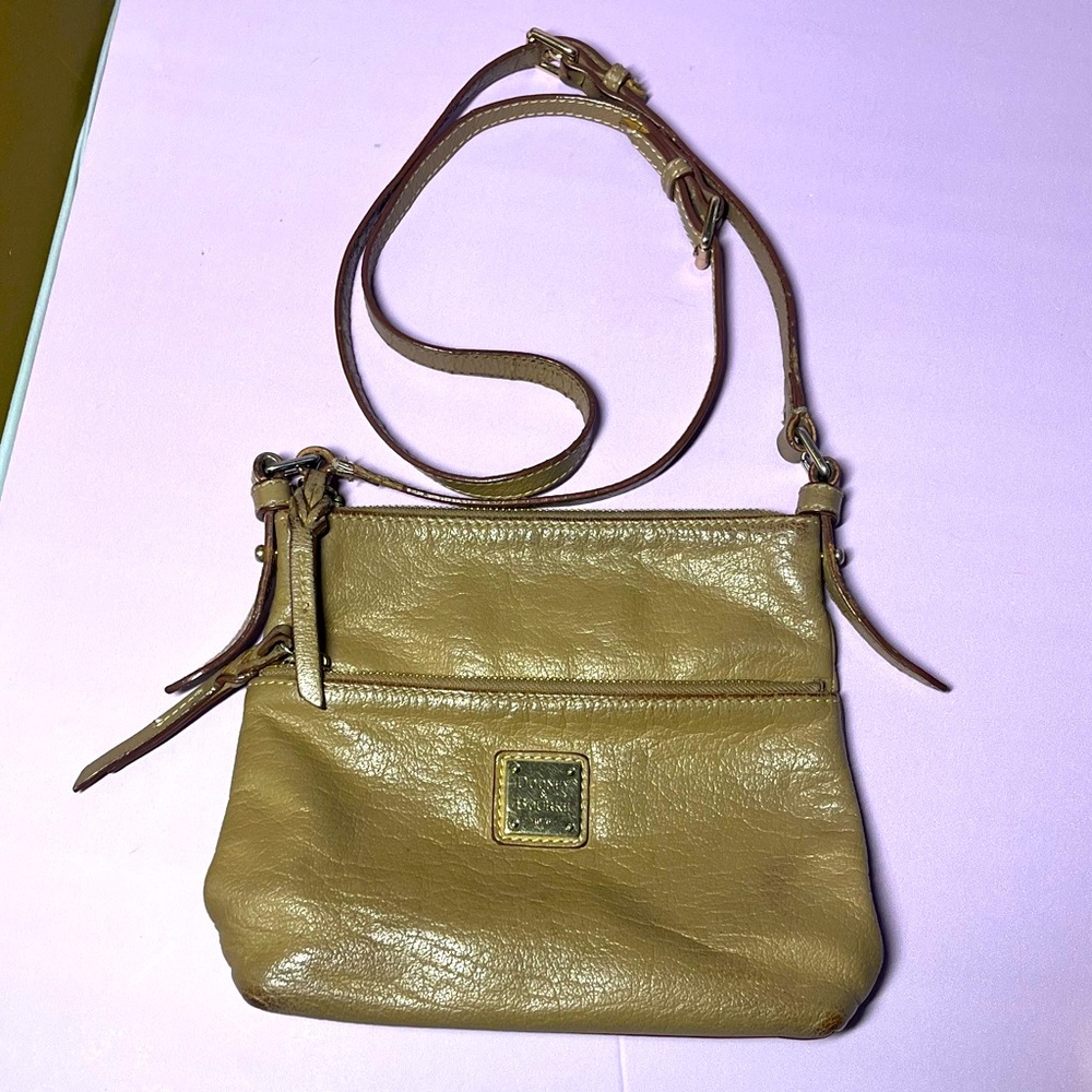 Dooney & Bourke Brown Leather Crossbody Bag